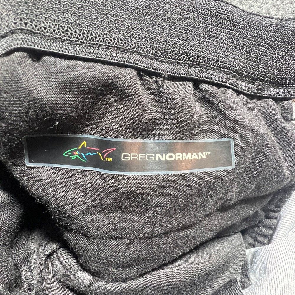 Greg Norman Mens Gray Performance Golf Shorts Size 34 Stretch Side Zip Pocket - Picture 6 of 11